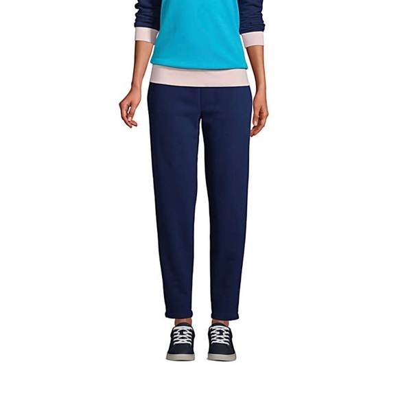 Lands' End Pants - Lands End Serious Sweats Dark Indigo